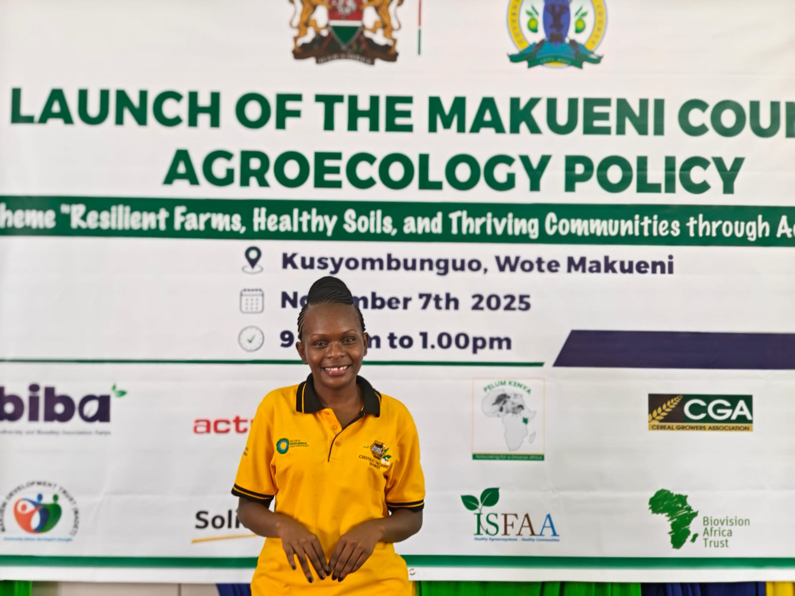 The launch of Makueni Agroecology Policy 